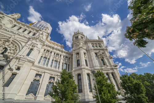 The City Hall of Madrid or the former Palace of Communications, Spain, Cibeles fountain © Fernando Cortés
