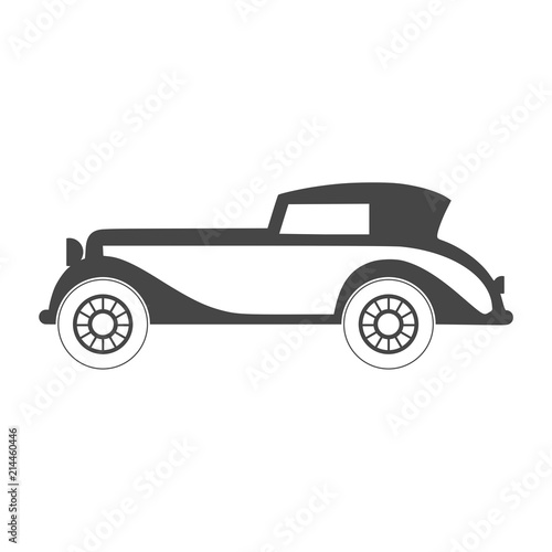 Old motor vehicle icon