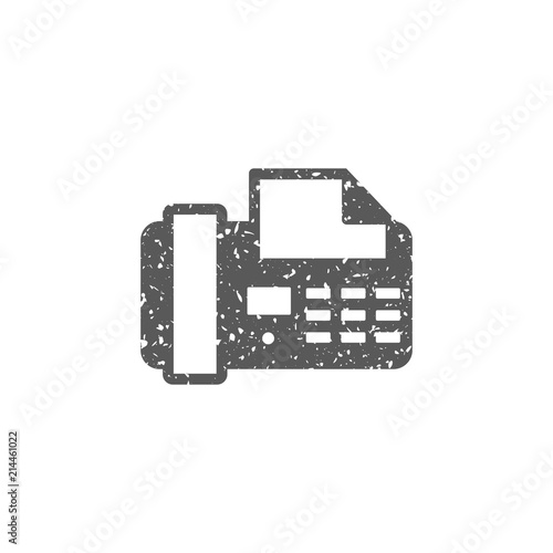 Foto Facsimile icon in grunge texture