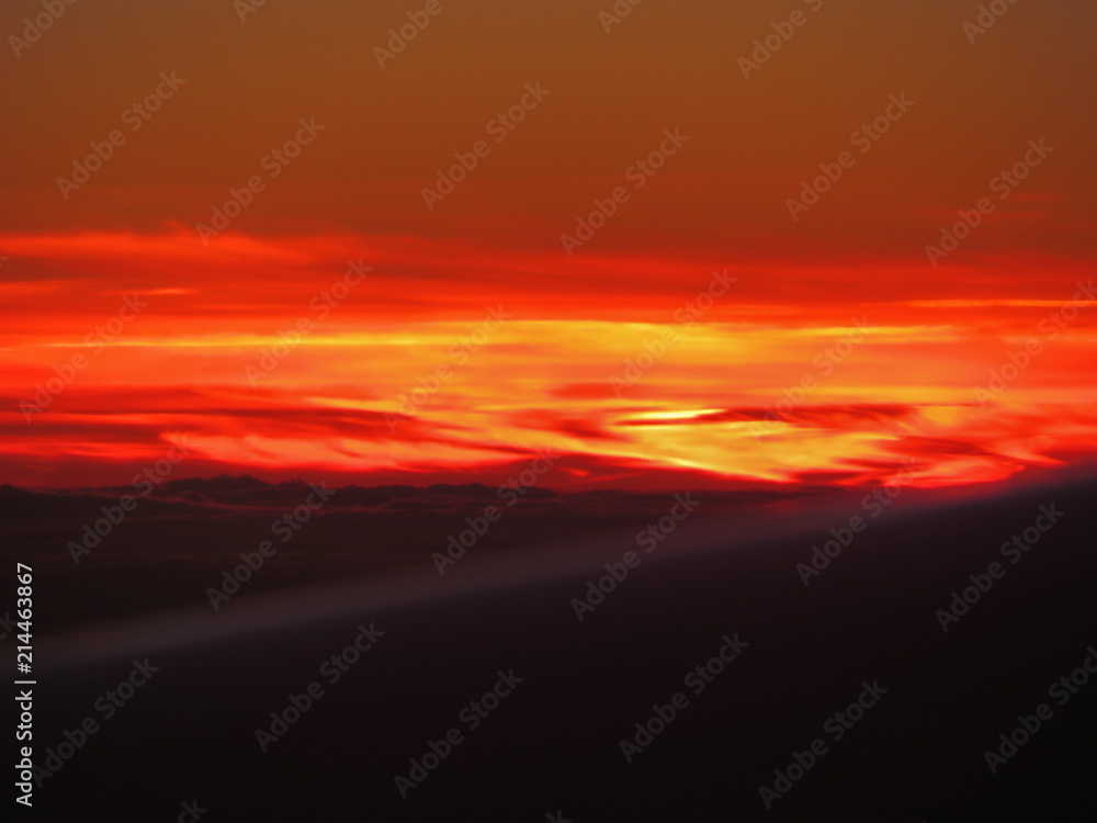 sunset by the plane sunset by the plane