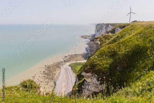 Cliffs of Fecamp, Normandy photo