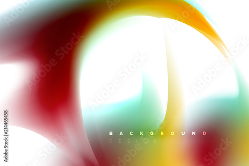 Holographic paint explosion design, fluid colors flow, colorful storm. Liquid mixing colours motion concept, trendy abstract background layout template for business presentation, app wallpaper banner