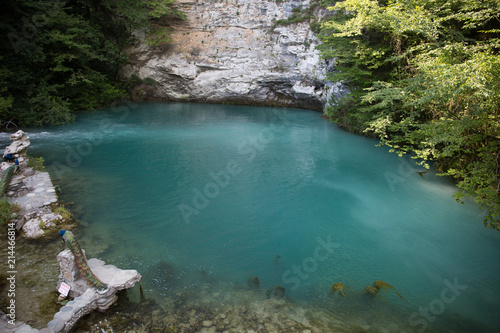 Abkhazia. Green-blue lake. © Alexey