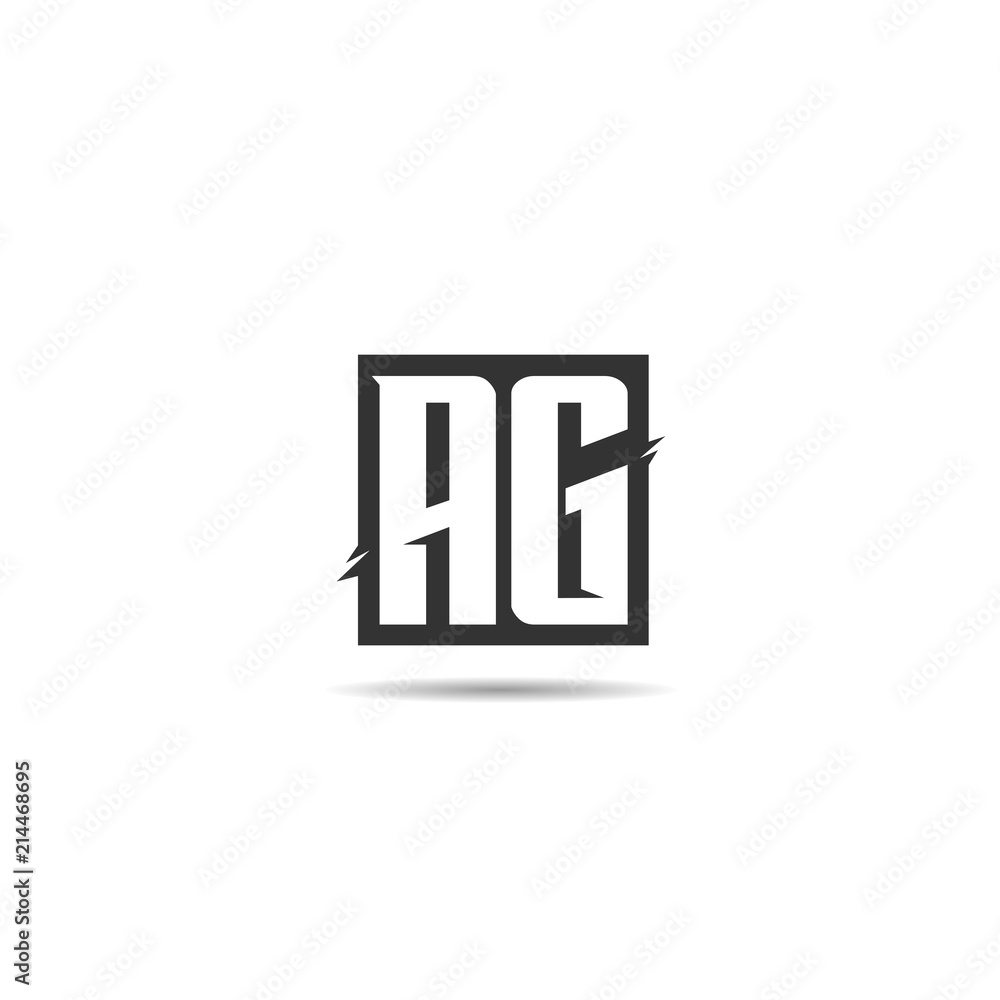 Initial Letter AG Logo Template Design Initial Letter AG Logo Template Design