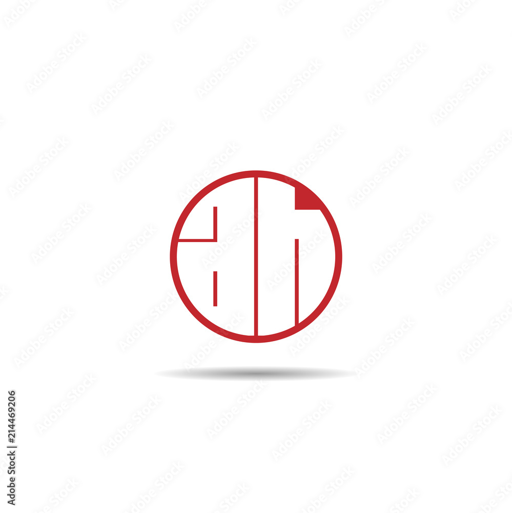 Initial Letter AH Logo Template Design Initial Letter AH Logo Template Design