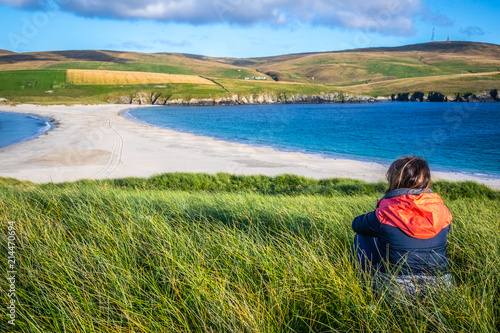 Shetland Islands - tombolo - St. Ninian Beach