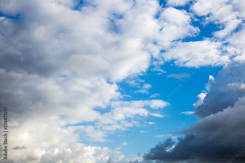 Sky background with clouds . Sky with clouds