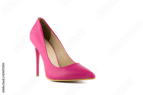 pink woman heel stiletto shoe