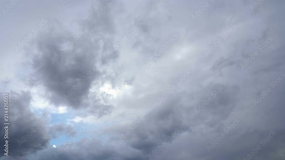 Time lapse of storm clouds moving fast Time lapse of storm clouds moving fast