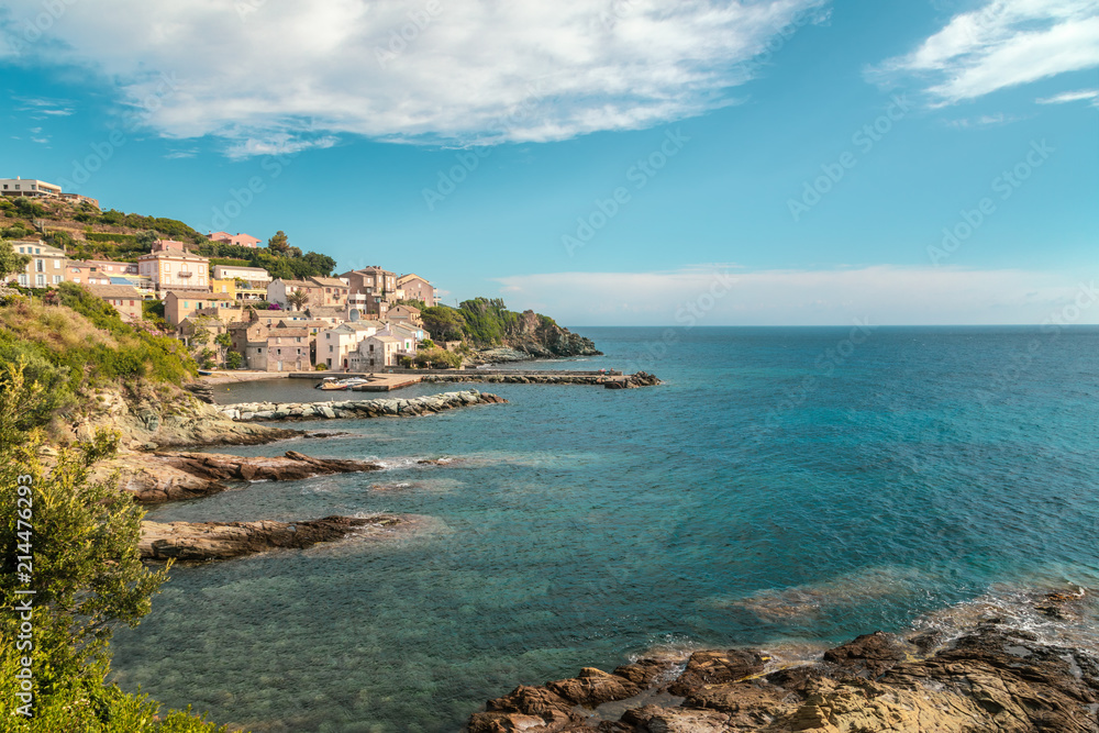 Village and harbour at Porticciolo in Corsica