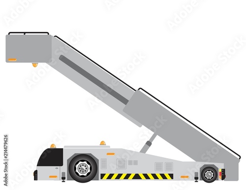 Airport stair truck