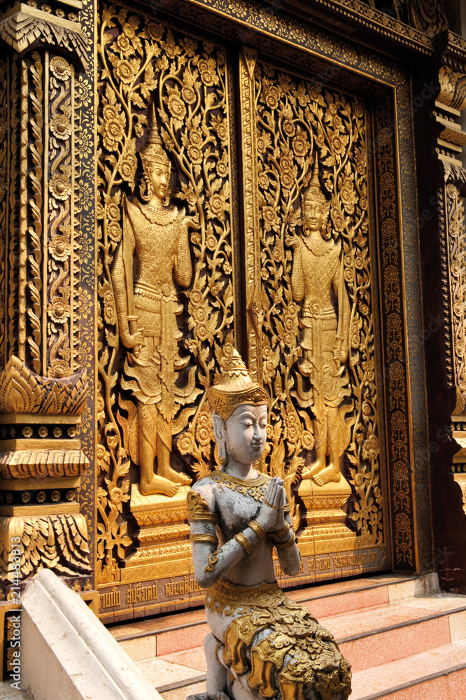 Tempel Wat Dokkham in Chiang Mai, Nordthailand, Südostasien Tempel Wat Dokkham in Chiang Mai, Nordthailand, Südostasien