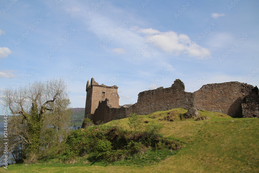 Urquhart Castle-Loch Ness-Schottland Urquhart Castle-Loch Ness-Schottland