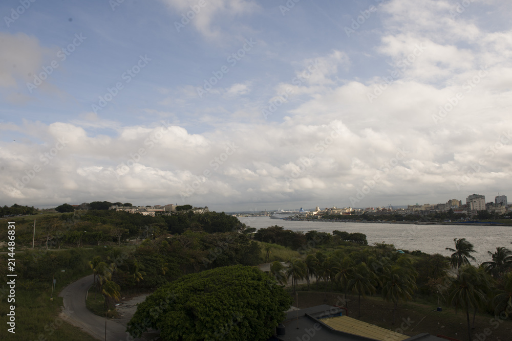 View of the downtown skyline in Cuba