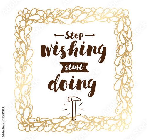 Typography for poster, invitation, greeting card or t-shirt.