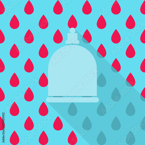 Logo for person who does bloodletting, cupping therapy