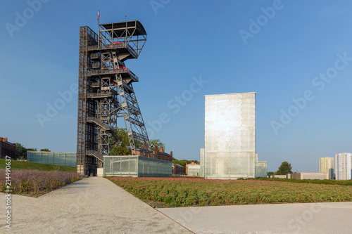 Katowice  / Industrial landscape the old mine shaft