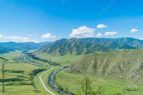 Summer altai mountains