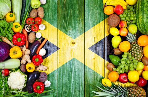 Fresh fruits and vegetables from Jamaica