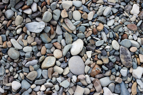 Different color stones background 
