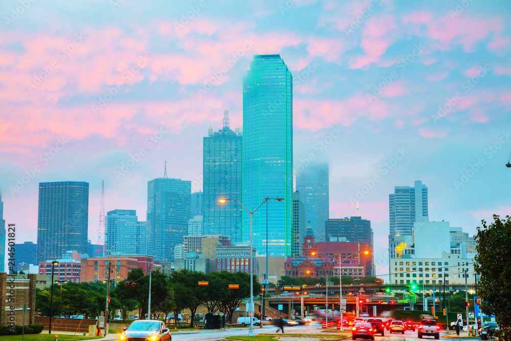 Overview of downtown Dallas