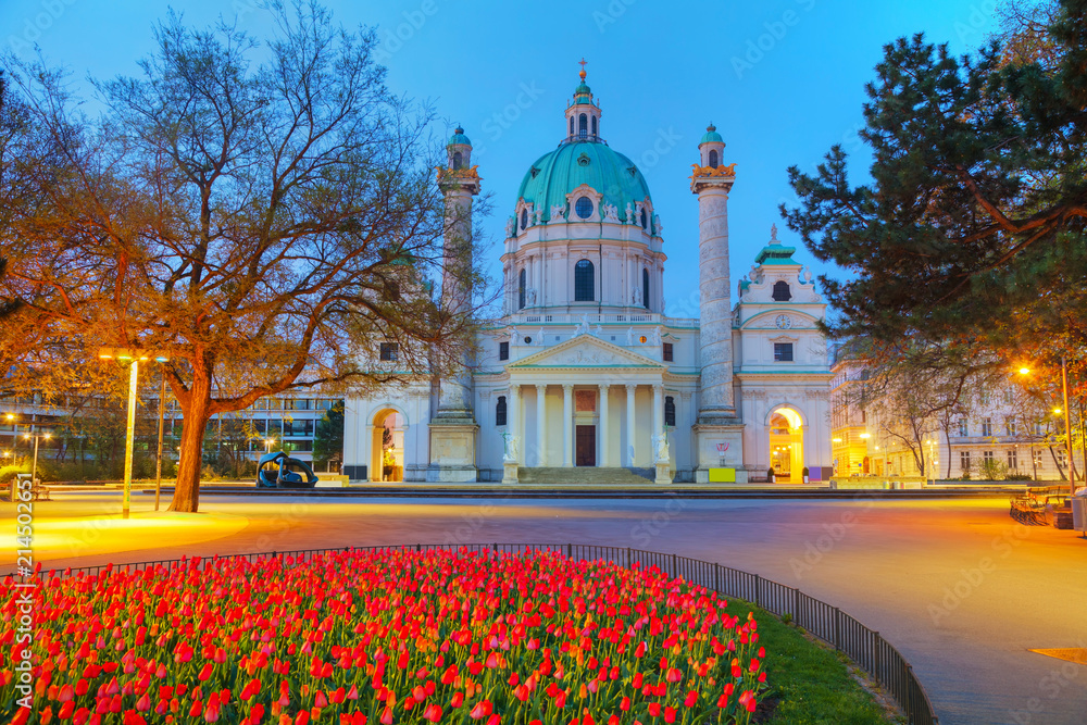 St. Charles's Church (Karlskirche) in Vienna, Austria