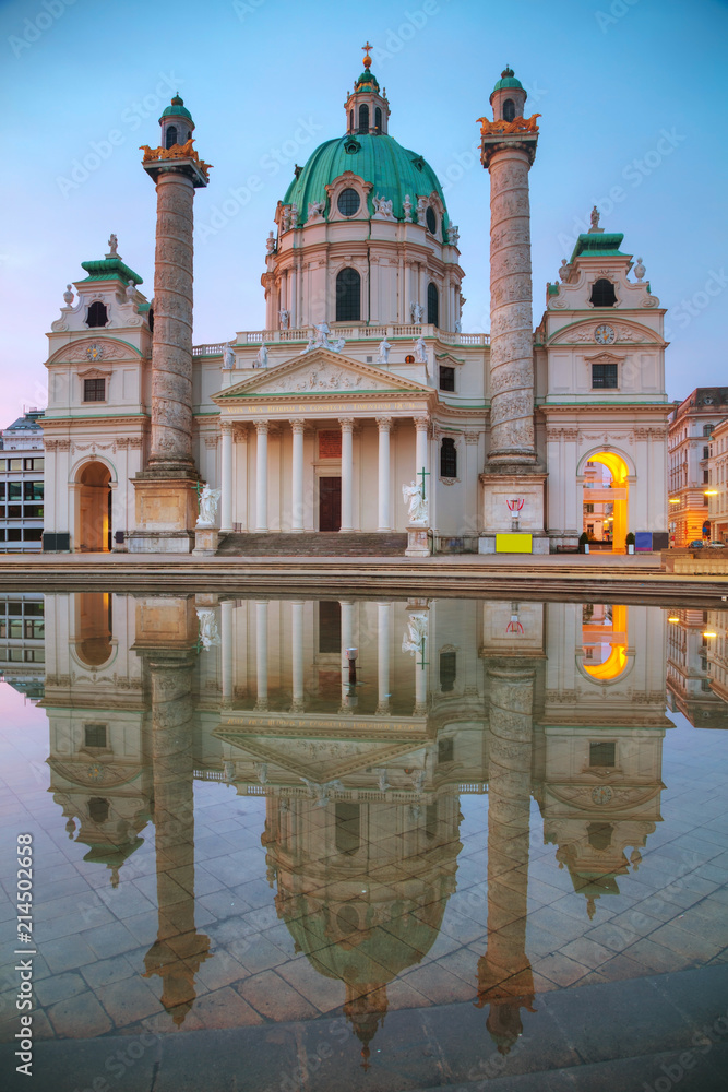St. Charles's Church (Karlskirche) in Vienna, Austria