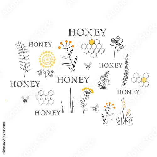 Beekeeping cloud background