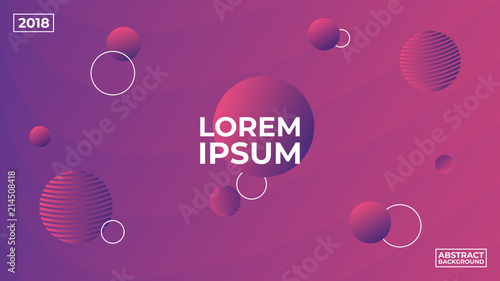 Modern background design. Gradient shapes composition. Vector illustration