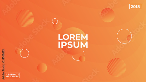 Modern background design. Gradient shapes composition. Vector illustration