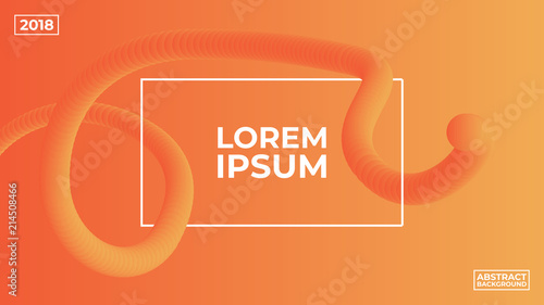 Modern background design. Gradient shapes composition. Vector illustration