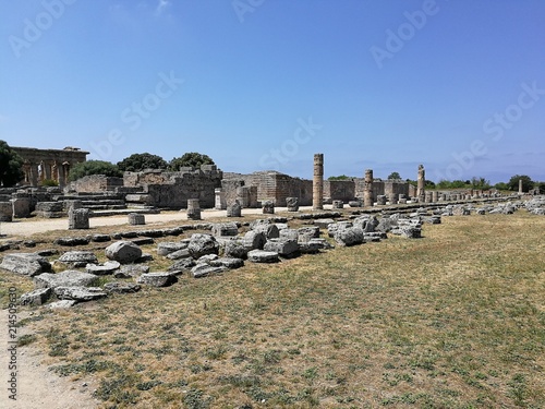 Obraz na płótnie Paestum - Scorcio del Foro w salonie