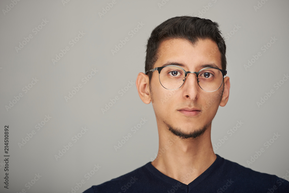 Serious young man portrait Serious young man portrait