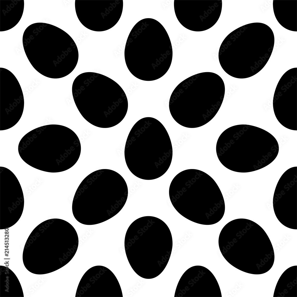 Egg Icon Seamless Pattern, Egg