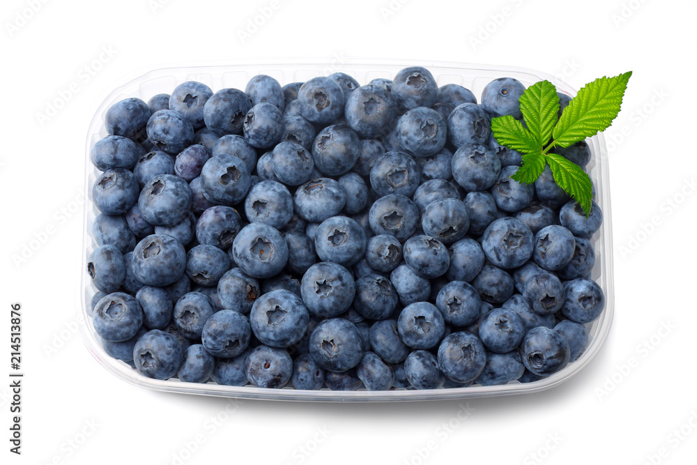 healthy background. blueberries with leaves isolated on white background . healthy background. blueberries with leaves isolated on white background .