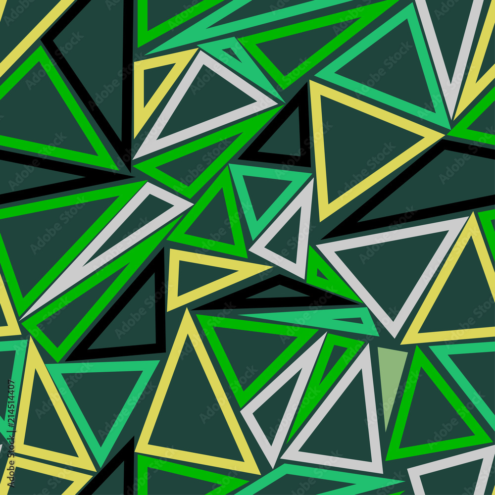Abstract seamless sport pattern for girls, boys. Creative sport vector pattern with dots, geometric figures, triangle. Funny triangle pattern for textile and fabric. Fashion triangle sport style. Abstract seamless sport pattern for girls, boys. Creative sport vector pattern with dots, geometric figures, triangle. Funny triangle pattern for textile and fabric. Fashion triangle sport style.