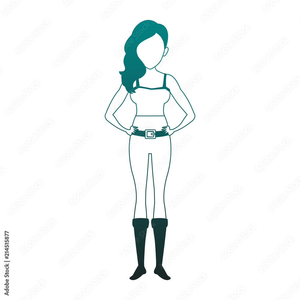 Beautiful woman cartoon vector illustration graphic design Beautiful woman cartoon vector illustration graphic design