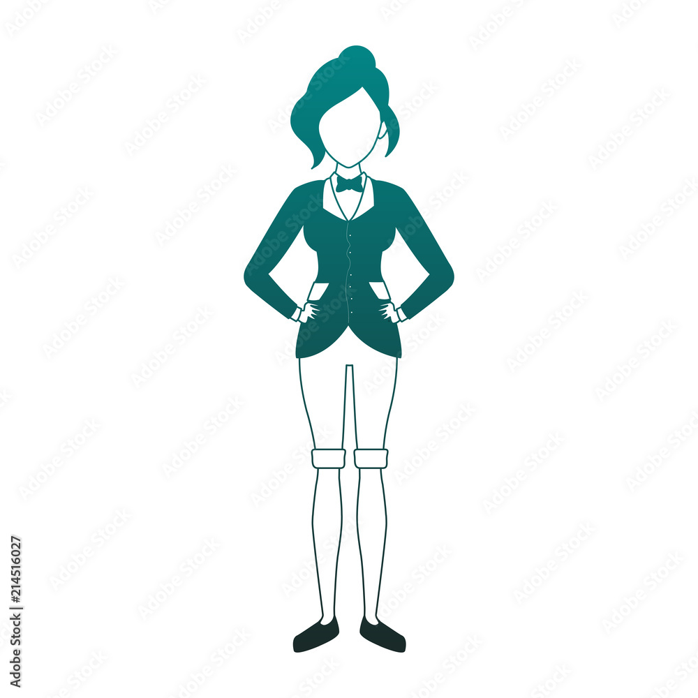 Woman magician costume cartoon vector illustration graphic design Woman magician costume cartoon vector illustration graphic design