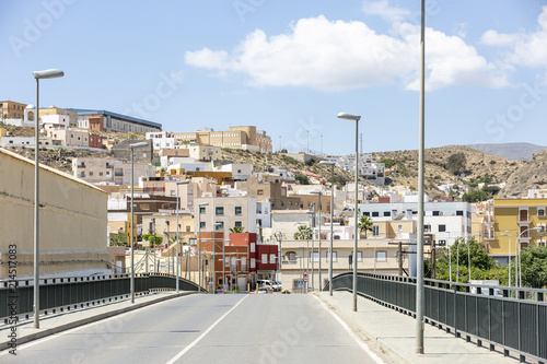 a view of Gador town  Almeria  Andalusia  Spain