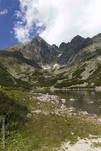 View on the mountain Peaks of the High Tatras  Slovakia