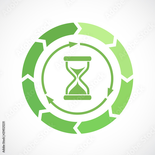 Bilde på lerret Loading process vector icon