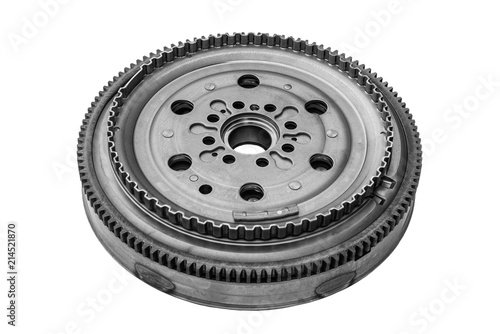 Принти на полотні flywheel car on white background