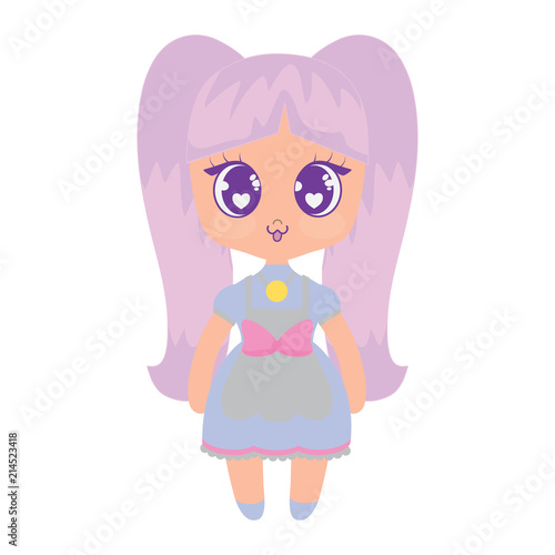 kawaii girl design