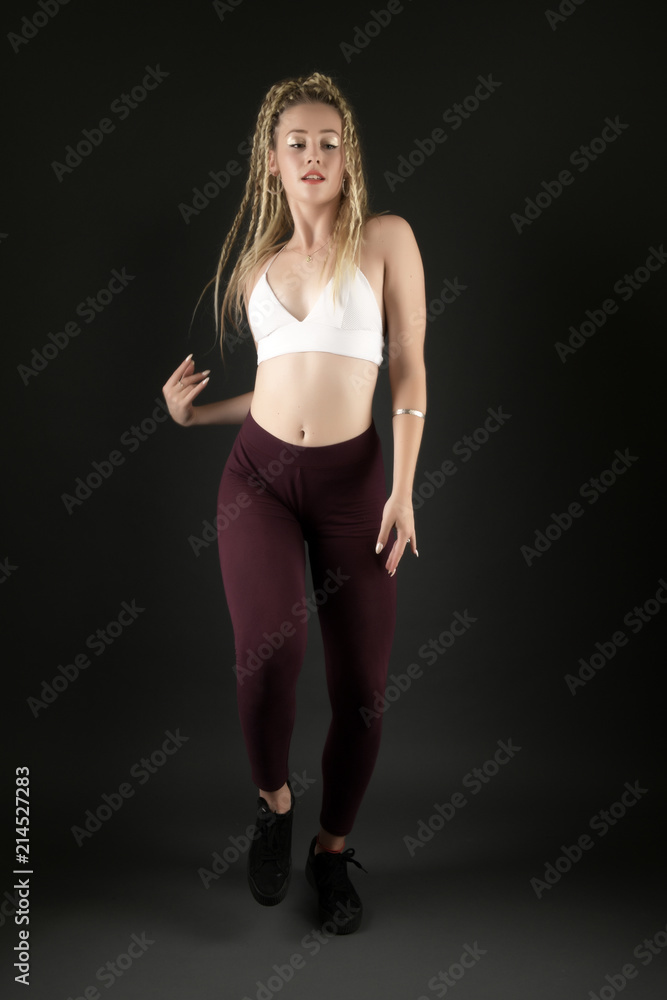 Dancehall dancer. Dancehall dancer.