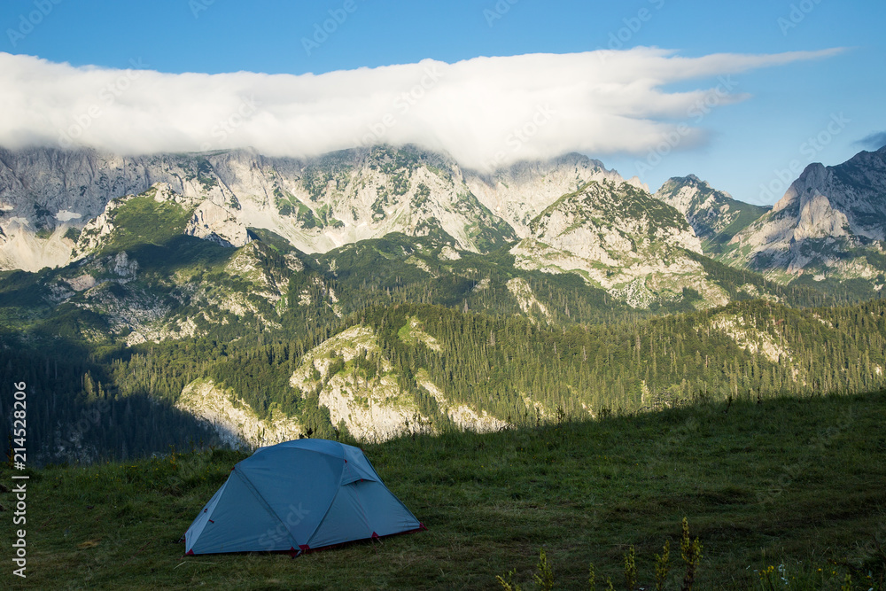 Camping Tent at mountain
