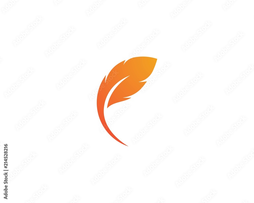 Feather Logo template Feather Logo template