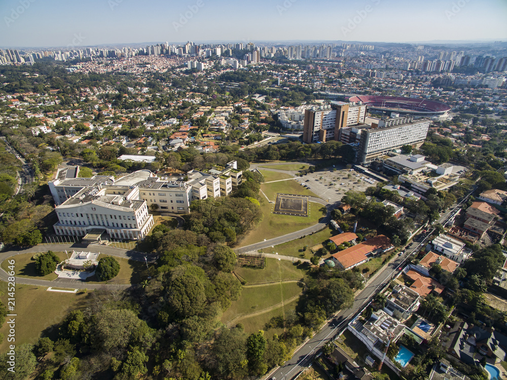 Bandeirantes Palace, Government of the State of Sao Paulo, in the Morumbi neighborhood, Brazil South America
