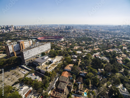 Bandeirantes Palace, Government of the State of Sao Paulo, in the Morumbi neighborhood, Brazil South America © Ranimiro