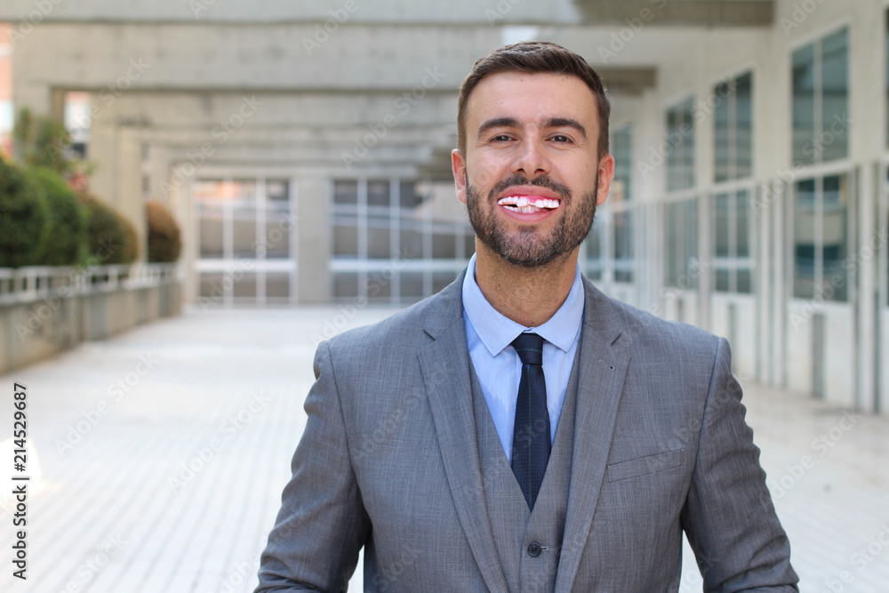 Businessman with really bad teeth Businessman with really bad teeth
