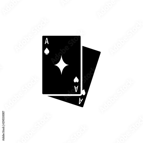 playing cards icon. Element of joke dat icon. Premium quality graphic design icon. Signs and symbols collection icon for websites, web design, mobile app